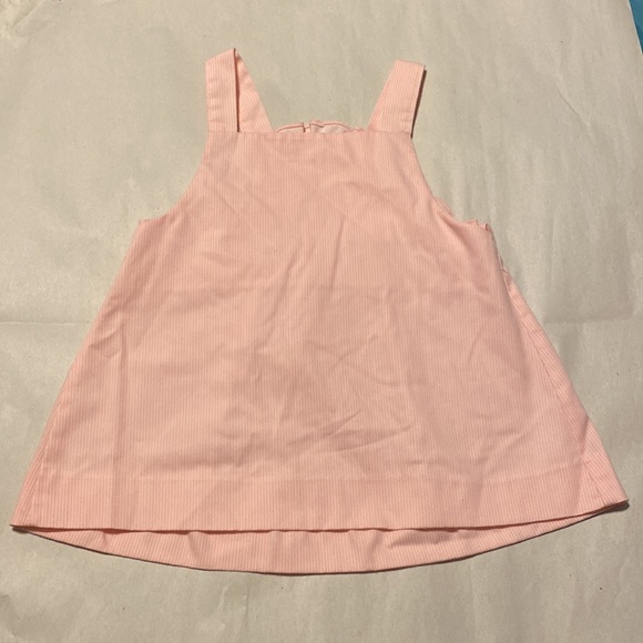 Light pink striped baby dress - Picture 3 of 4